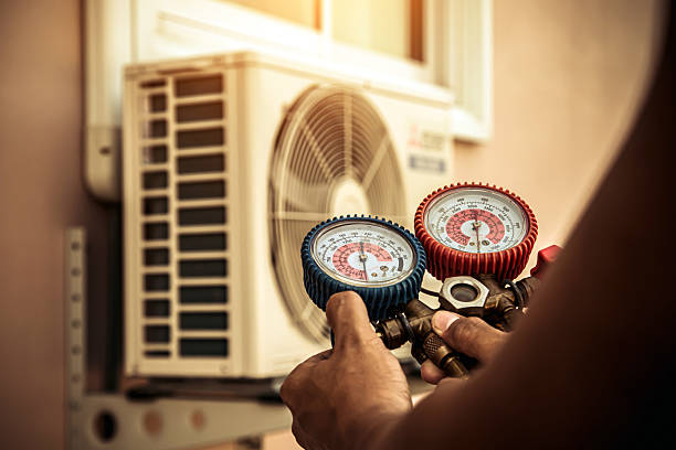Professional Hvac technician working in Westtown, NY